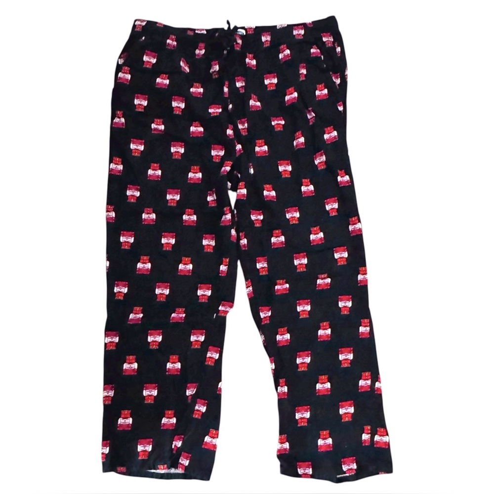 NWOT Old Navy Size XXL Black Cotton Flannel Nutcracker Pants Pockets
